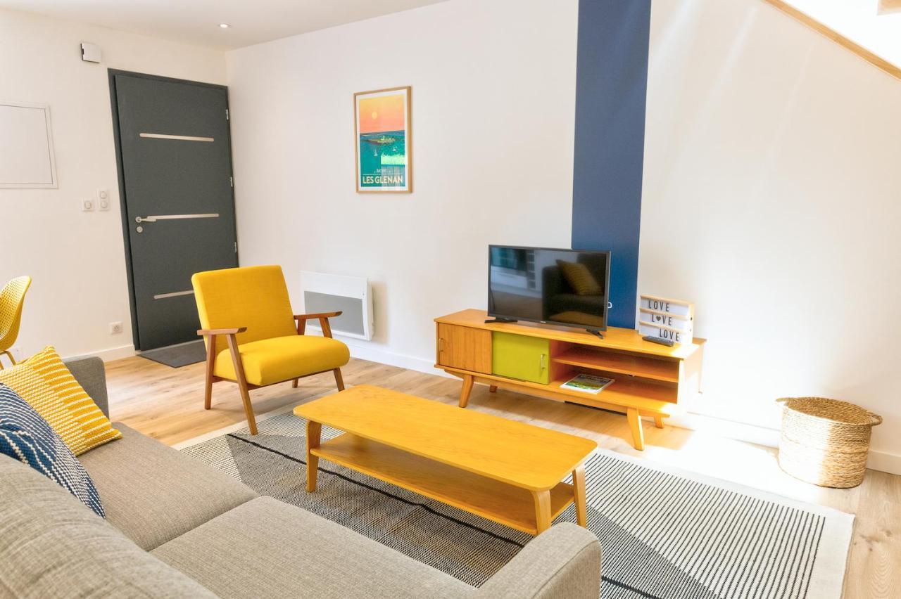 Апартаменты Port De Sainte-Marine : L'Ilot - Duplex & Terrasse Комбри Экстерьер фото